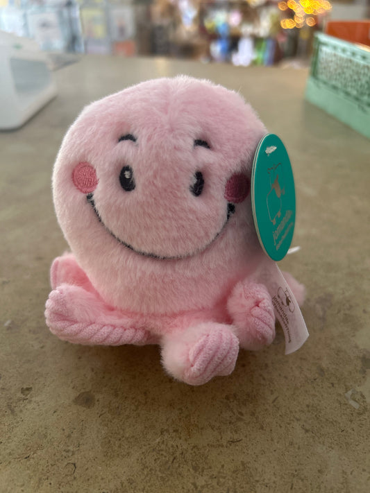 Octopus - Pink baby plushie 10cm