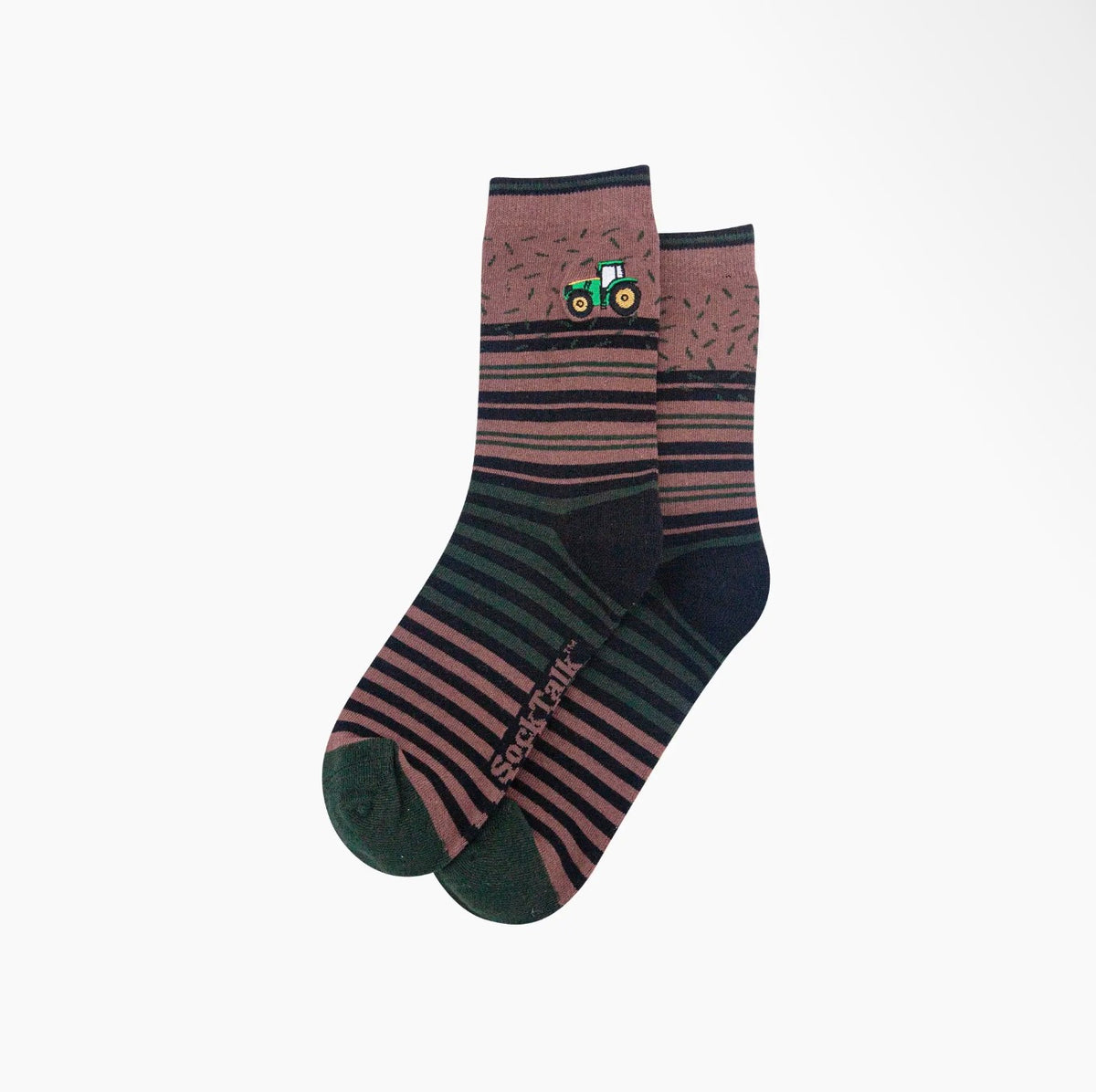 Men’s Tractor Combed Cotton Embroidered Socks