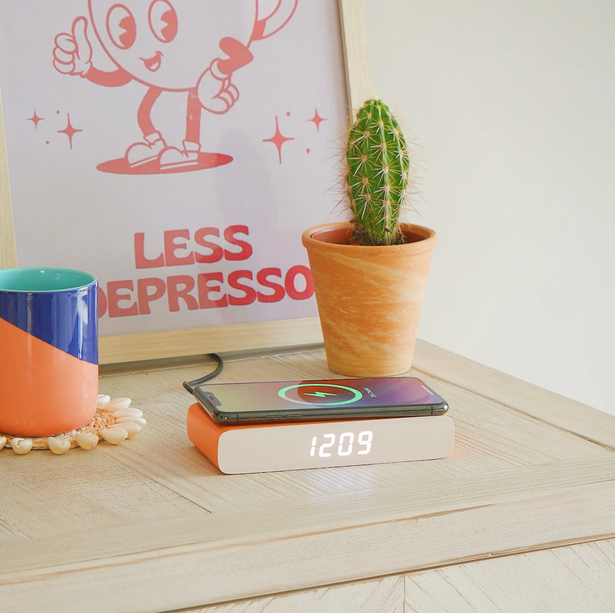 Rise Charge - Wireless Charger & Alarm Clock
