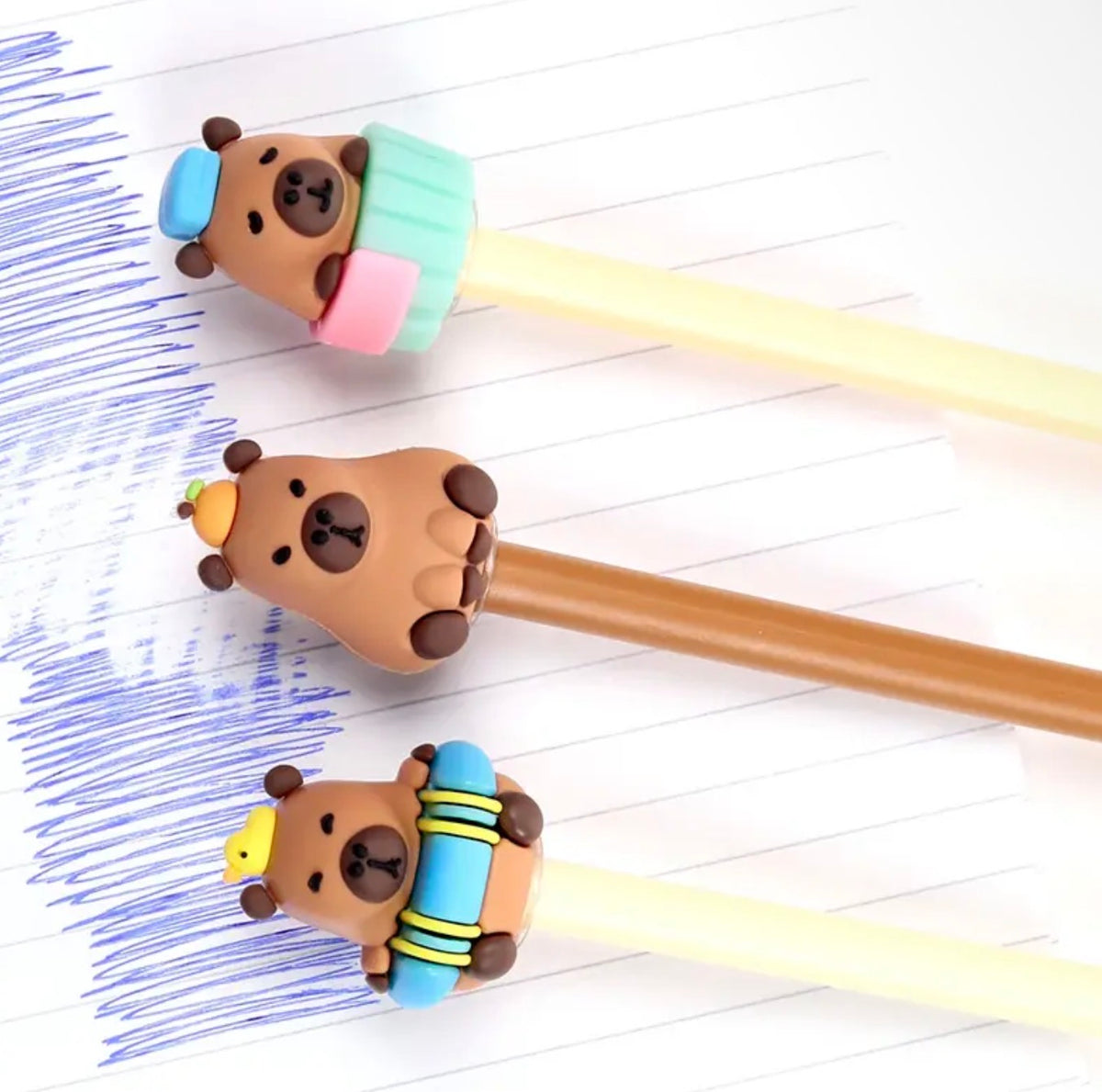 Capybara erasable pens