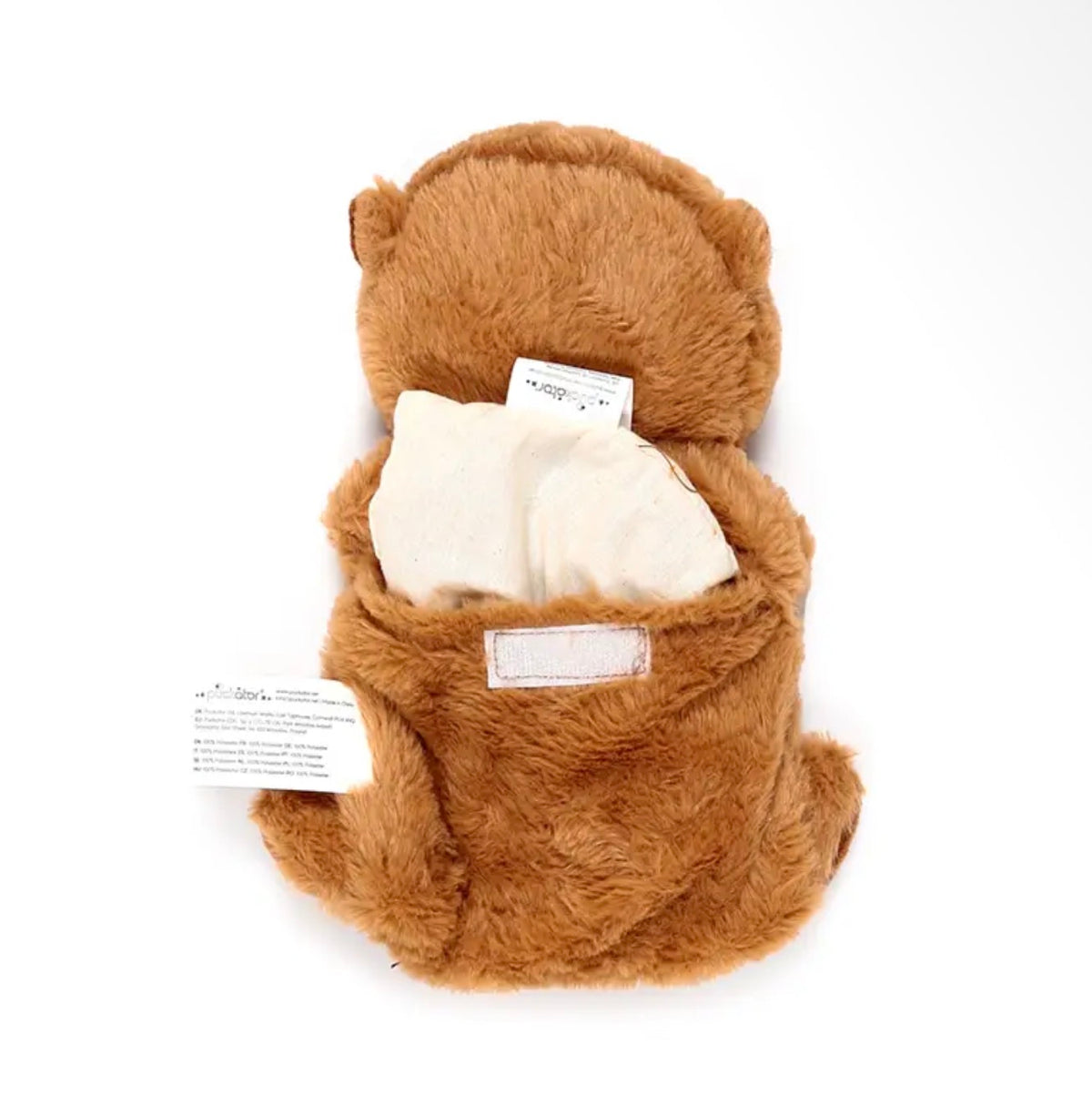 Capybara microwaveable plush lavender heat pack