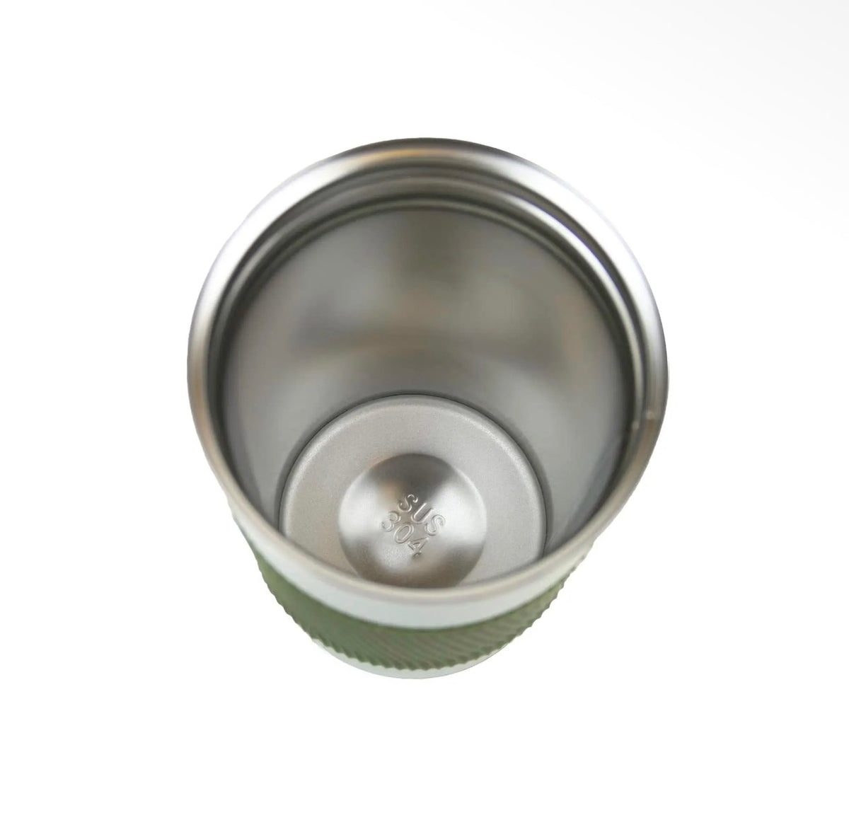 Travel Mug with Temperature Display – 500ml, Forest Green