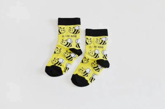 Bare Kind - Bee Childrens Socks size 6-9